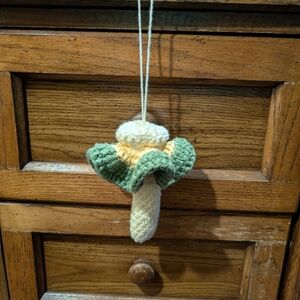 Handmade Crochet Mushroom Hidden Pouch